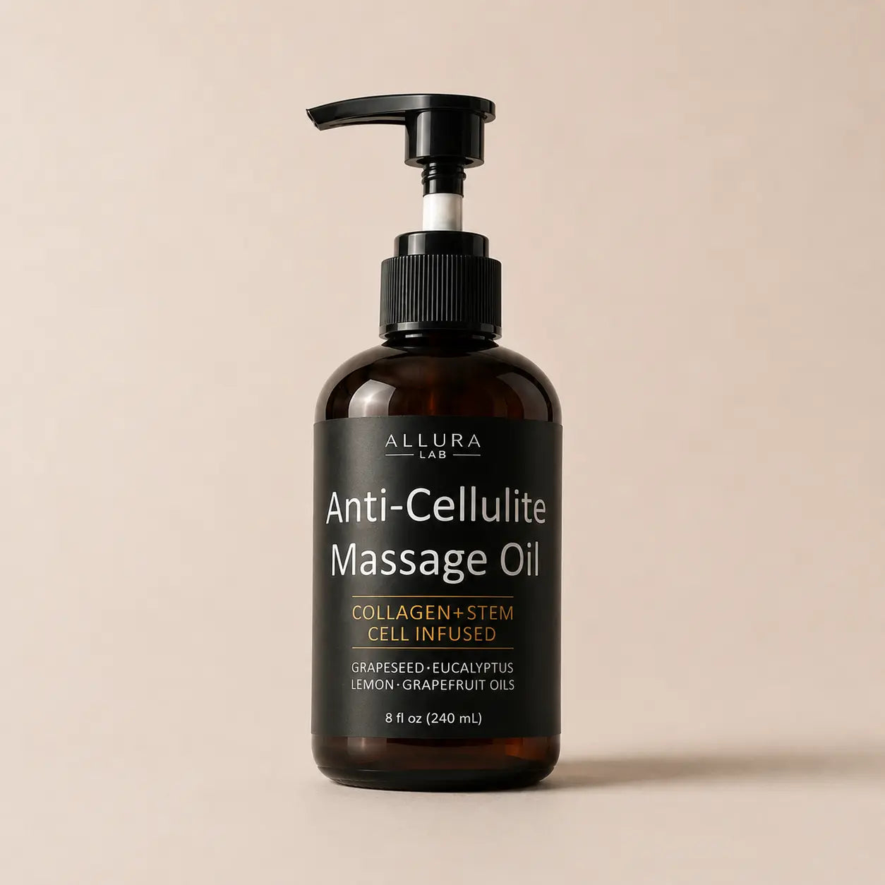 Allura Lab — Olio + Coppette Anti-Cellulite Multizona