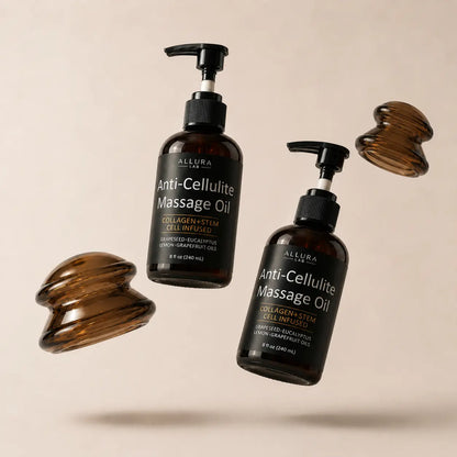 Allura Lab — Olio + Coppette Anti-Cellulite Multizona
