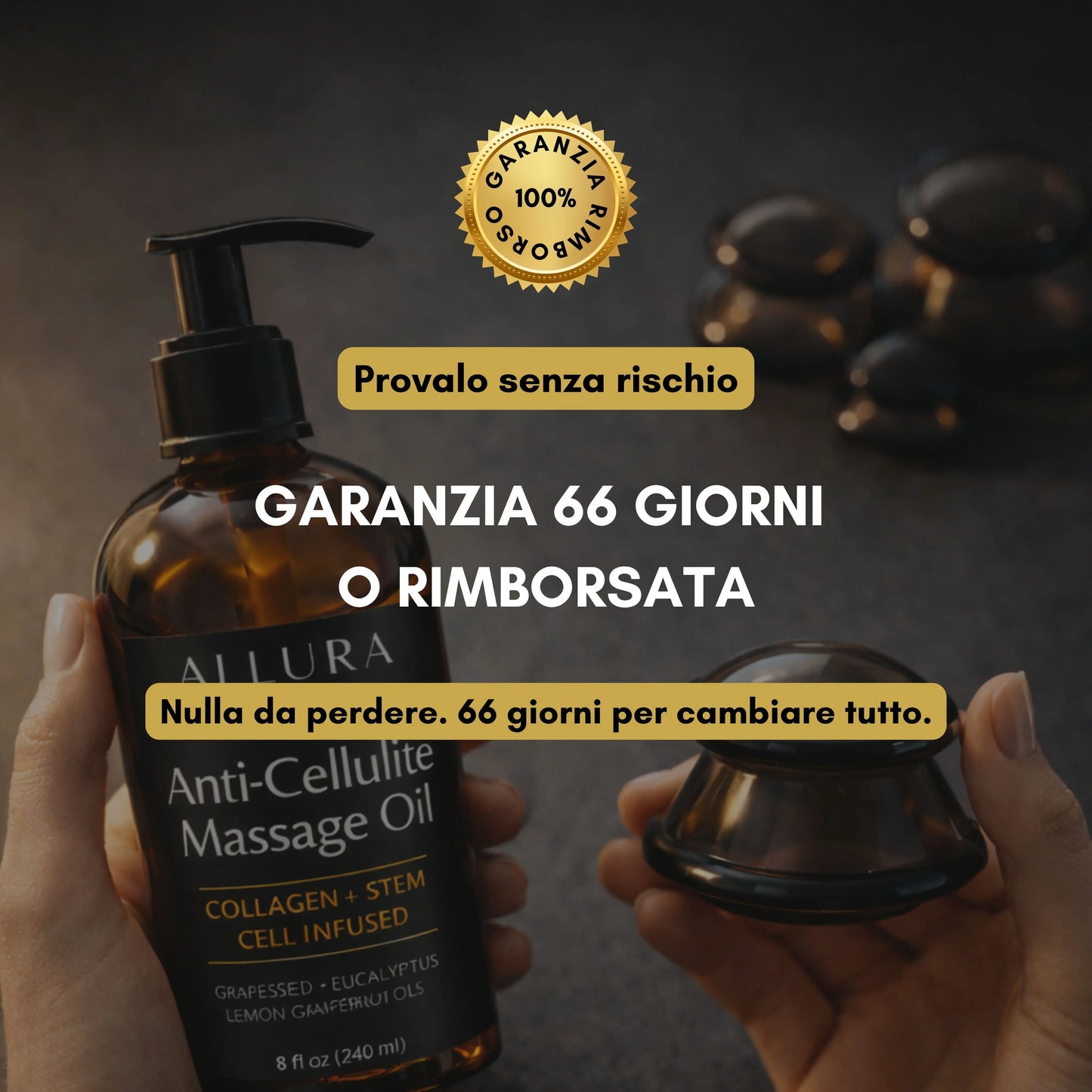 Il Metodo Allura Lab — Olio + Coppette Rassodante Multizona