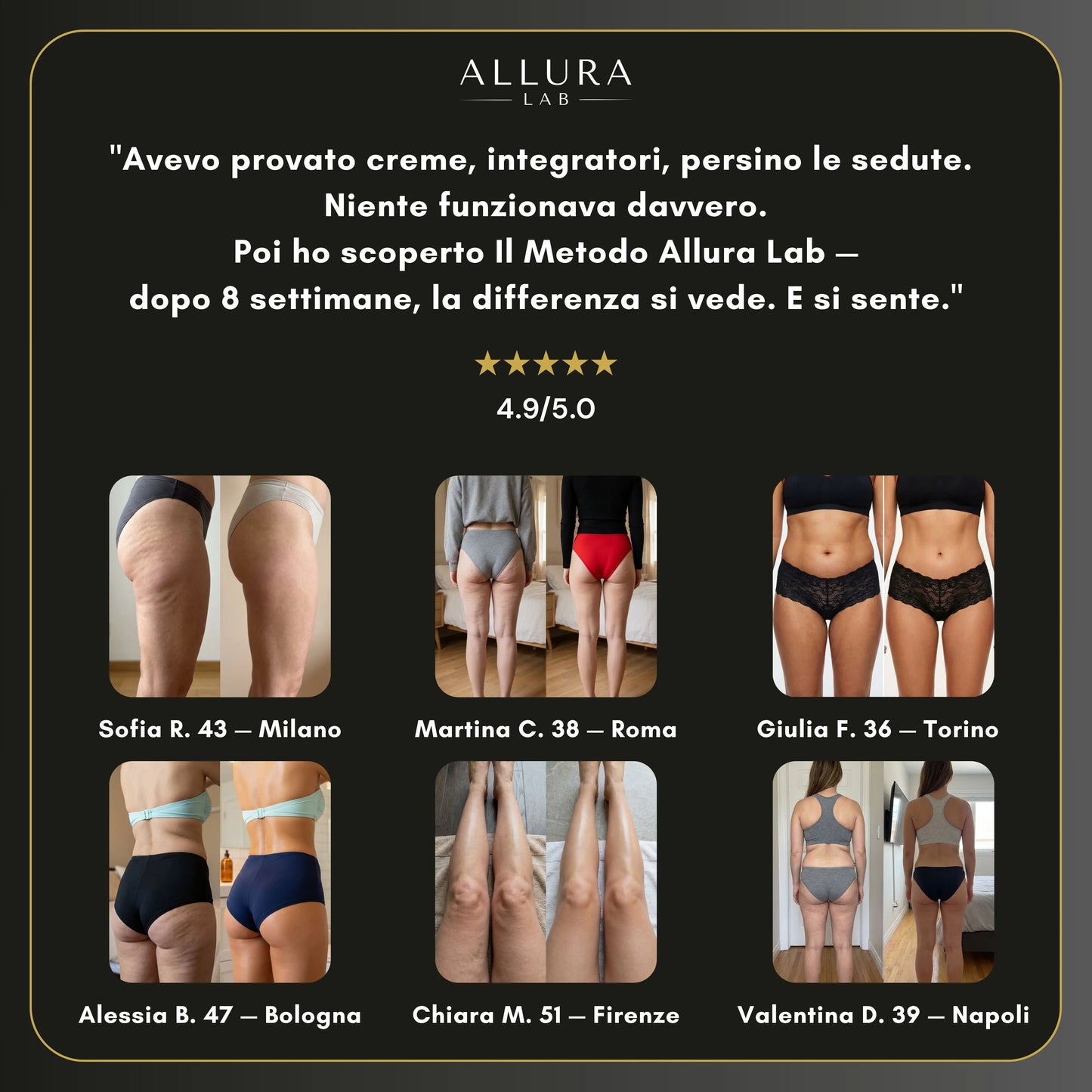 Il Metodo Allura Lab — Olio + Coppette Rassodante Multizona